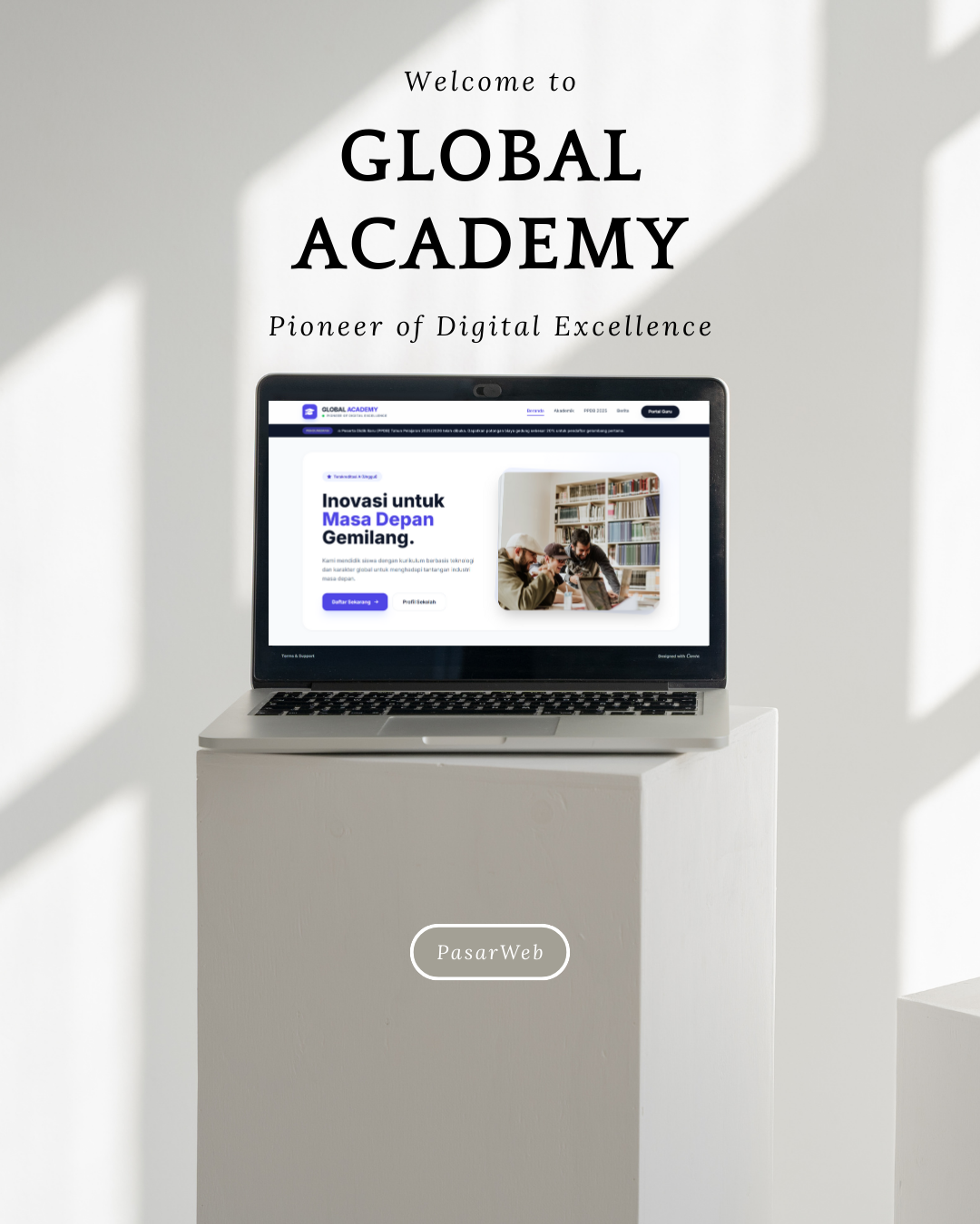 Global Academy School Landing Page